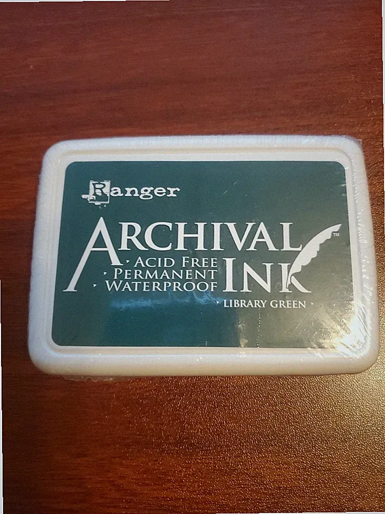 ARCHIVAL INK ACID FREE LIBRARY GREEN AIP31475