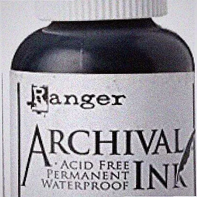 Black Archival Ink Reinker, 5oz Bottle