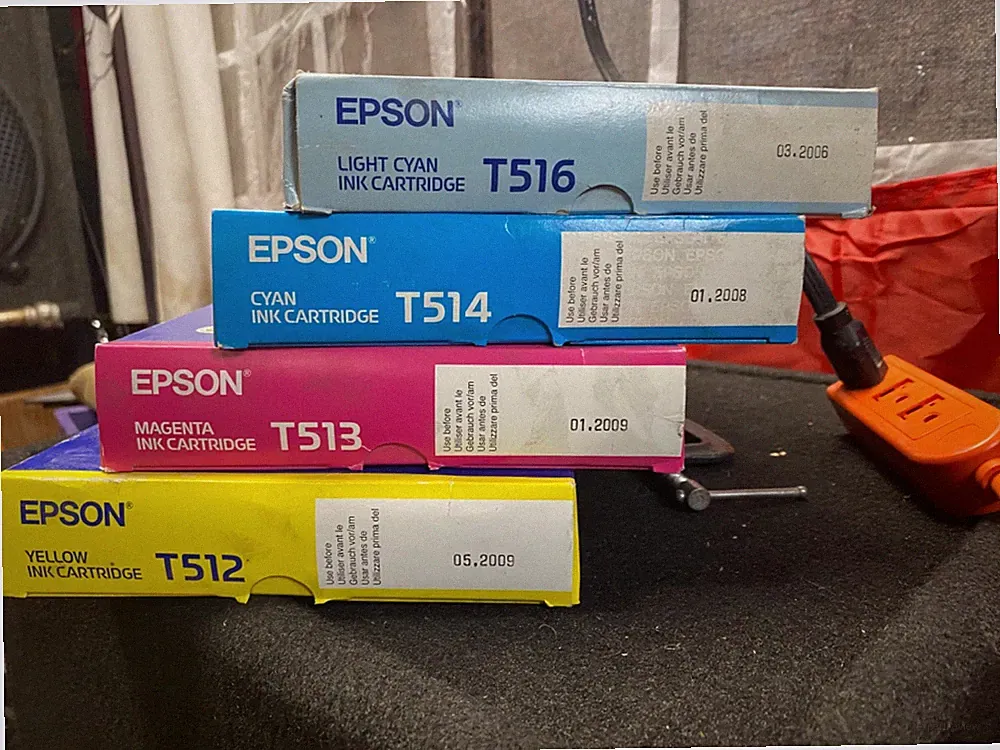 Epson 10000 pro Archival ink various colors.