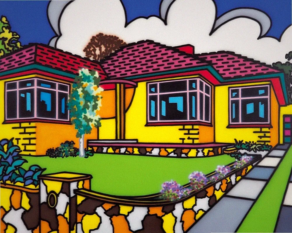 Howard Arkley : Australian House : Archival Quality Art Print