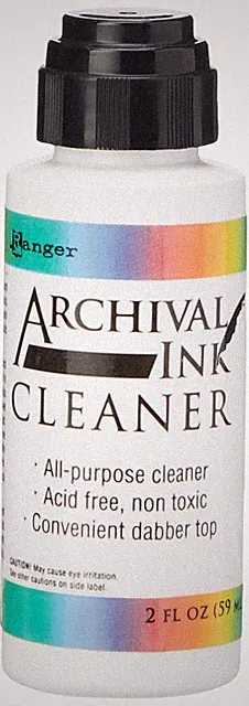 Ranger Archival Ink Cleaner 2oz 2 fl oz, Transparent