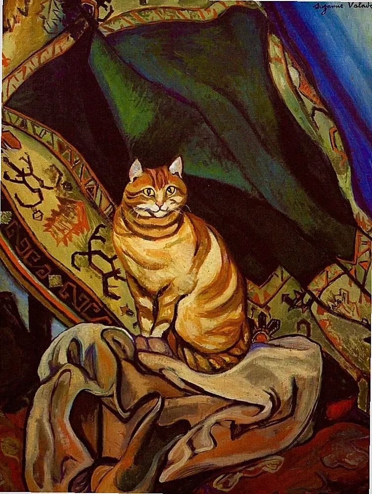 Suzanne Valadon : Raminou Sitting on a Cloth : Archival Quality Art Print