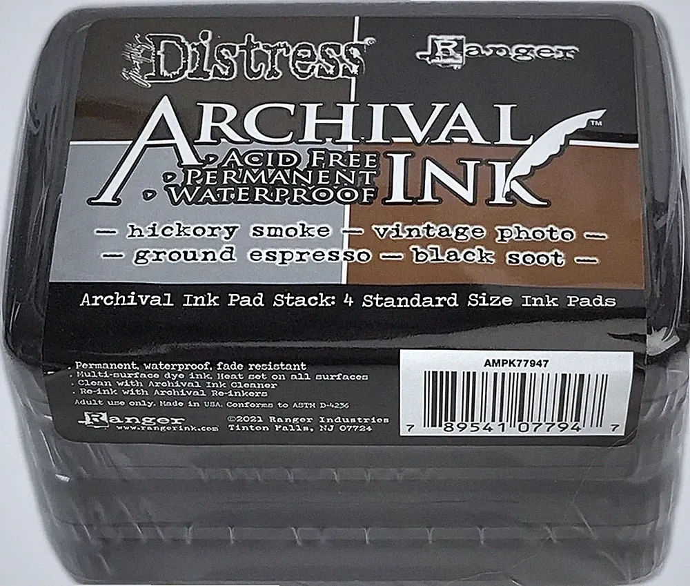 Tim Holtz - Ranger Basics ARCHIVAL Ink KIT